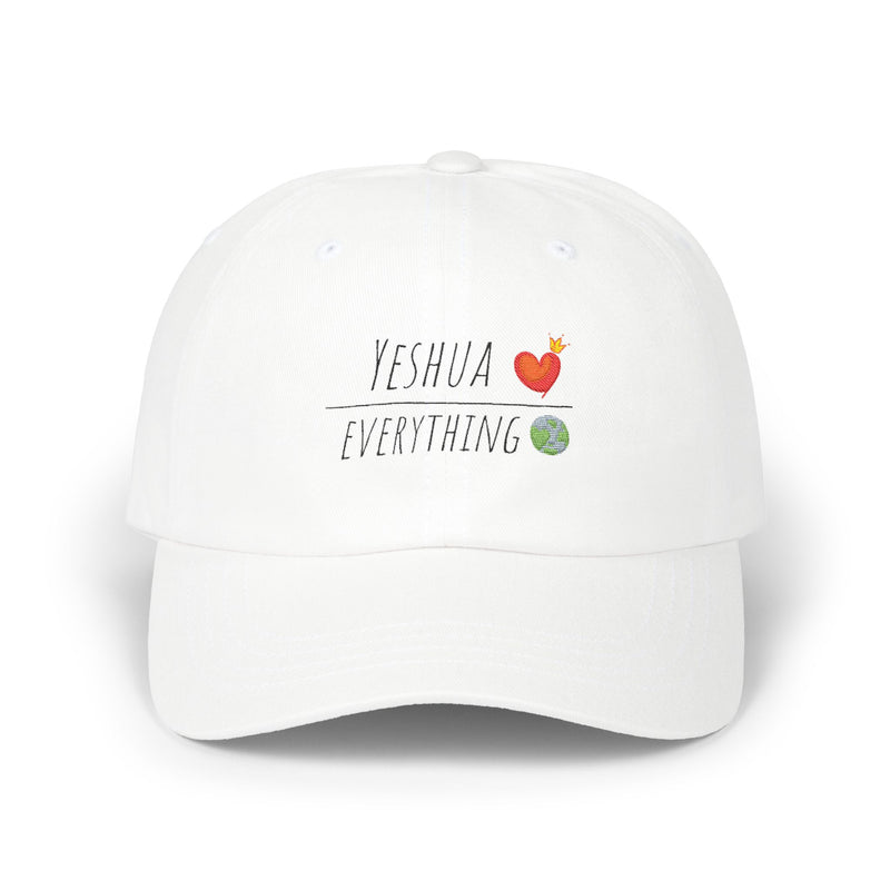 WHITE DAD HAT